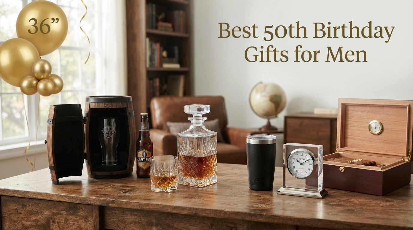 Best 50th Birthday Gifts for Men