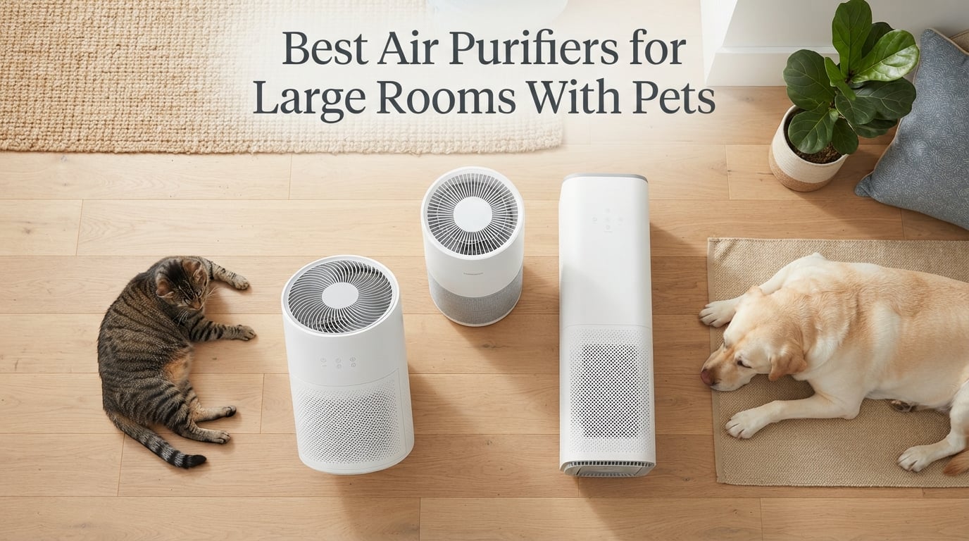 Best Air Purifiers for Large Rooms With Pets