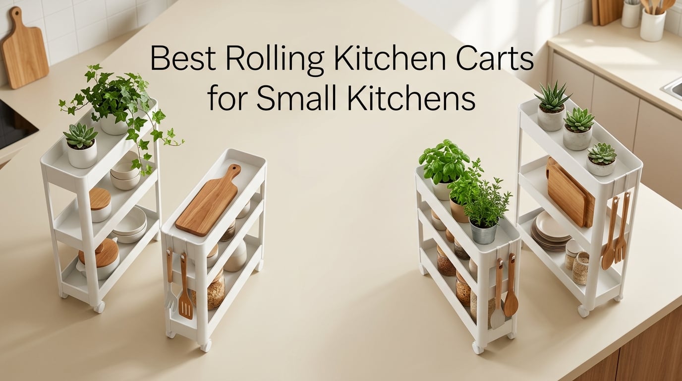 Best Rolling Kitchen Carts for Small Kitchens