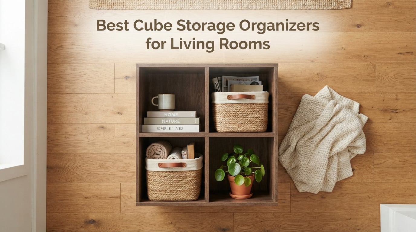 Best Cube Storage Organizers for Living Rooms
