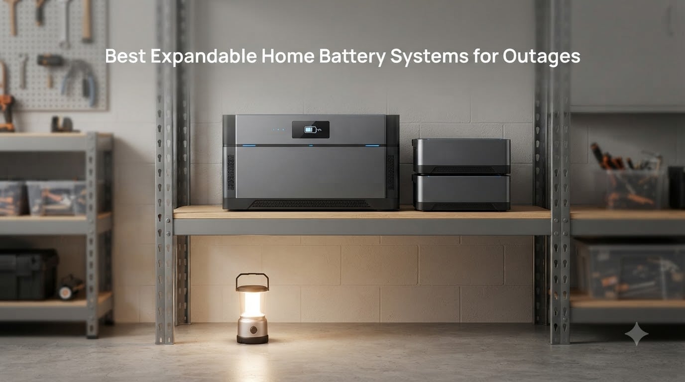 Best Expandable Home Battery Systems for Outages