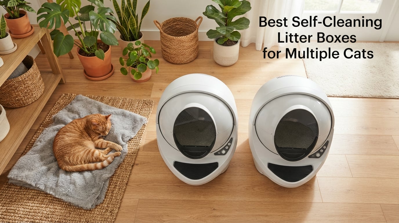 Best Self-Cleaning Litter Boxes for Multiple Cats