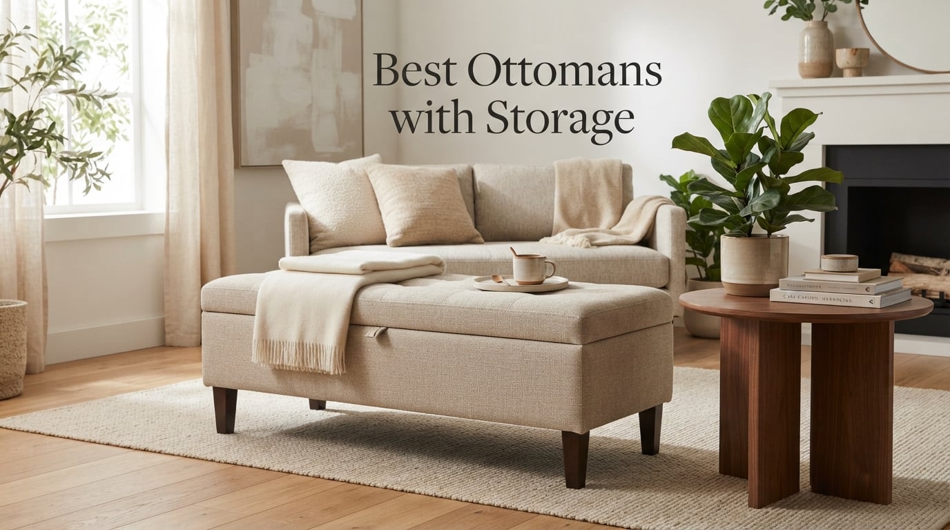 Best Ottomans with Storage