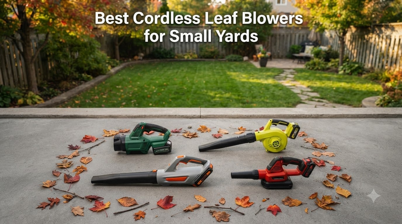 Best Cordless Leaf Blowers for Small Yards