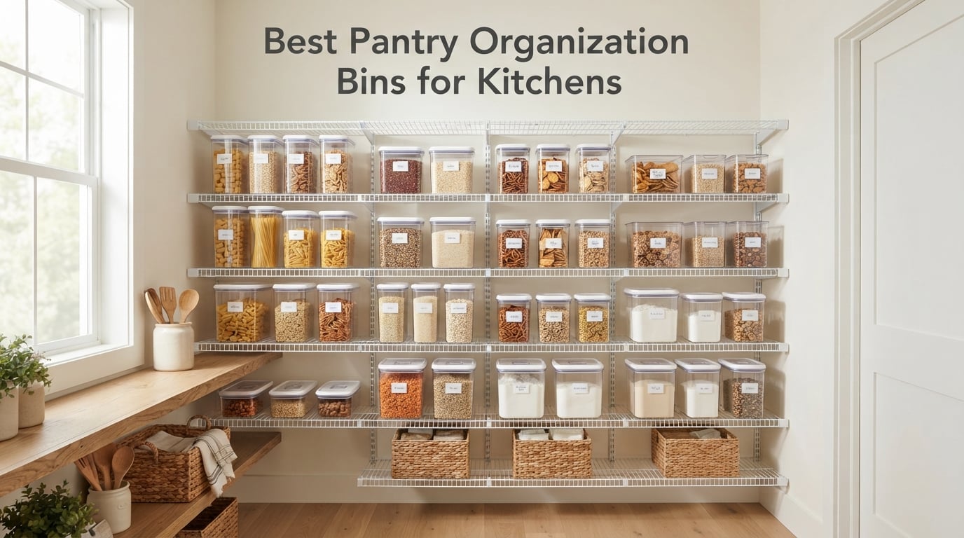 Best Pantry Organization Bins for Kitchens