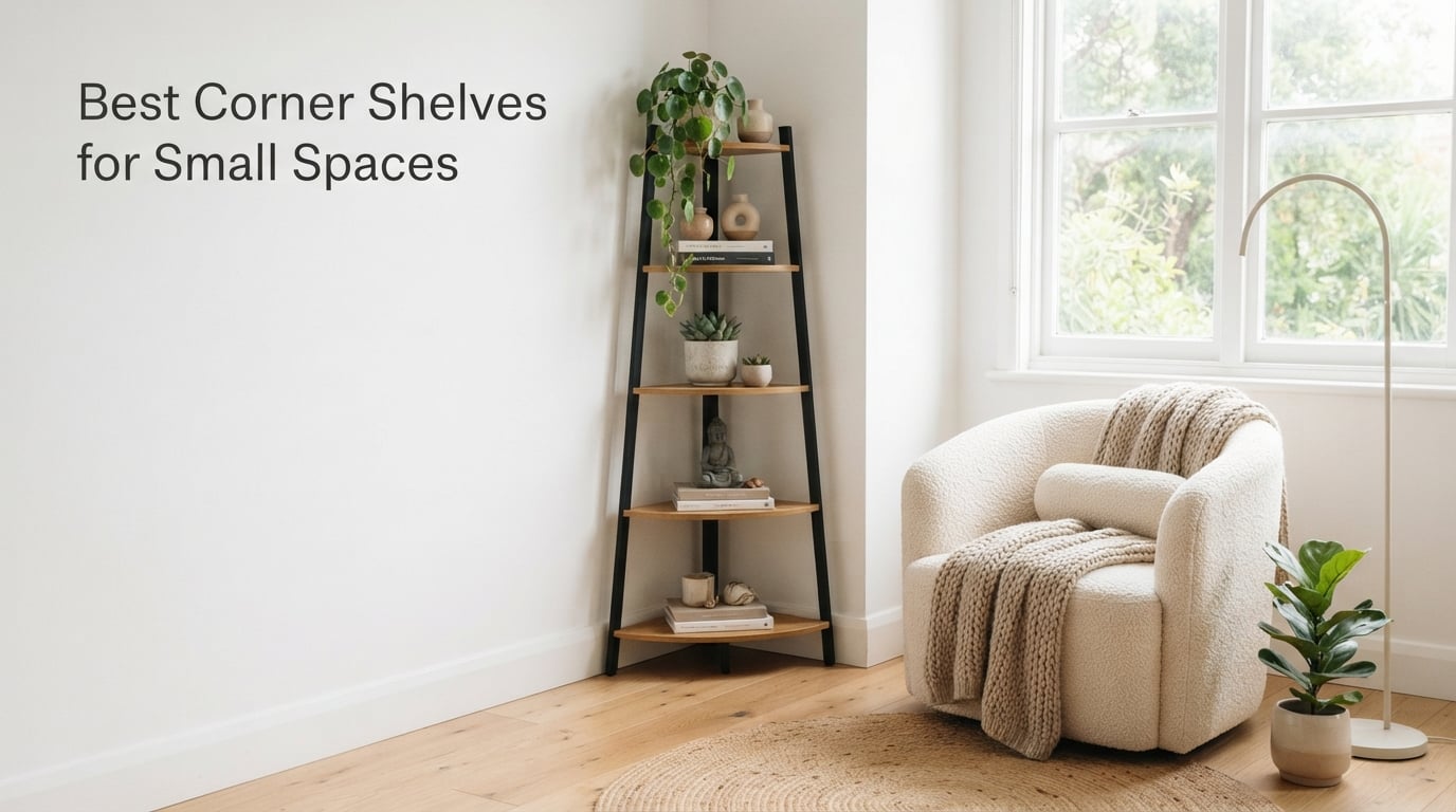 Best Corner Shelves for Small Spaces