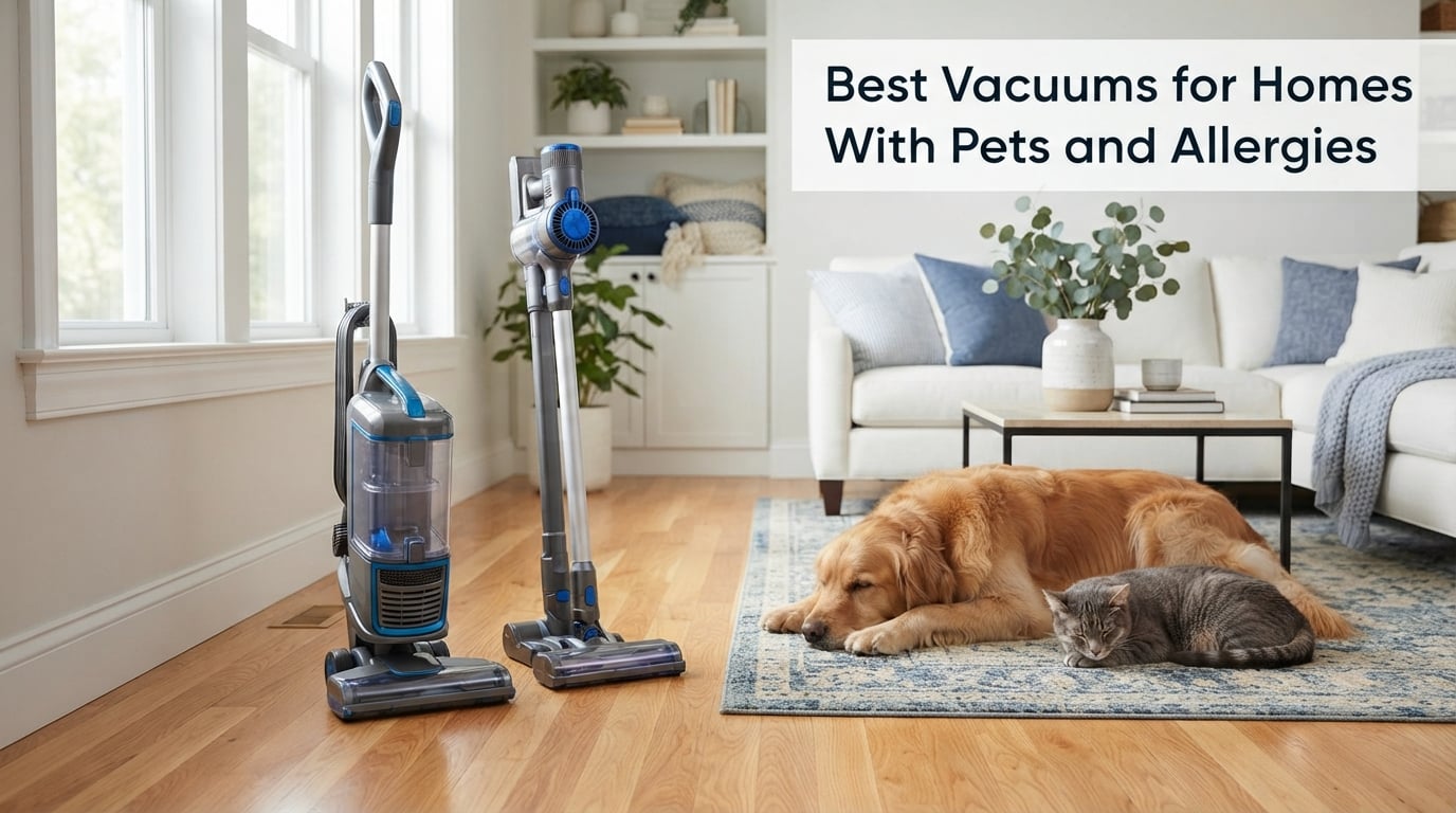 Best Vacuums for Homes With Pets and Allergies