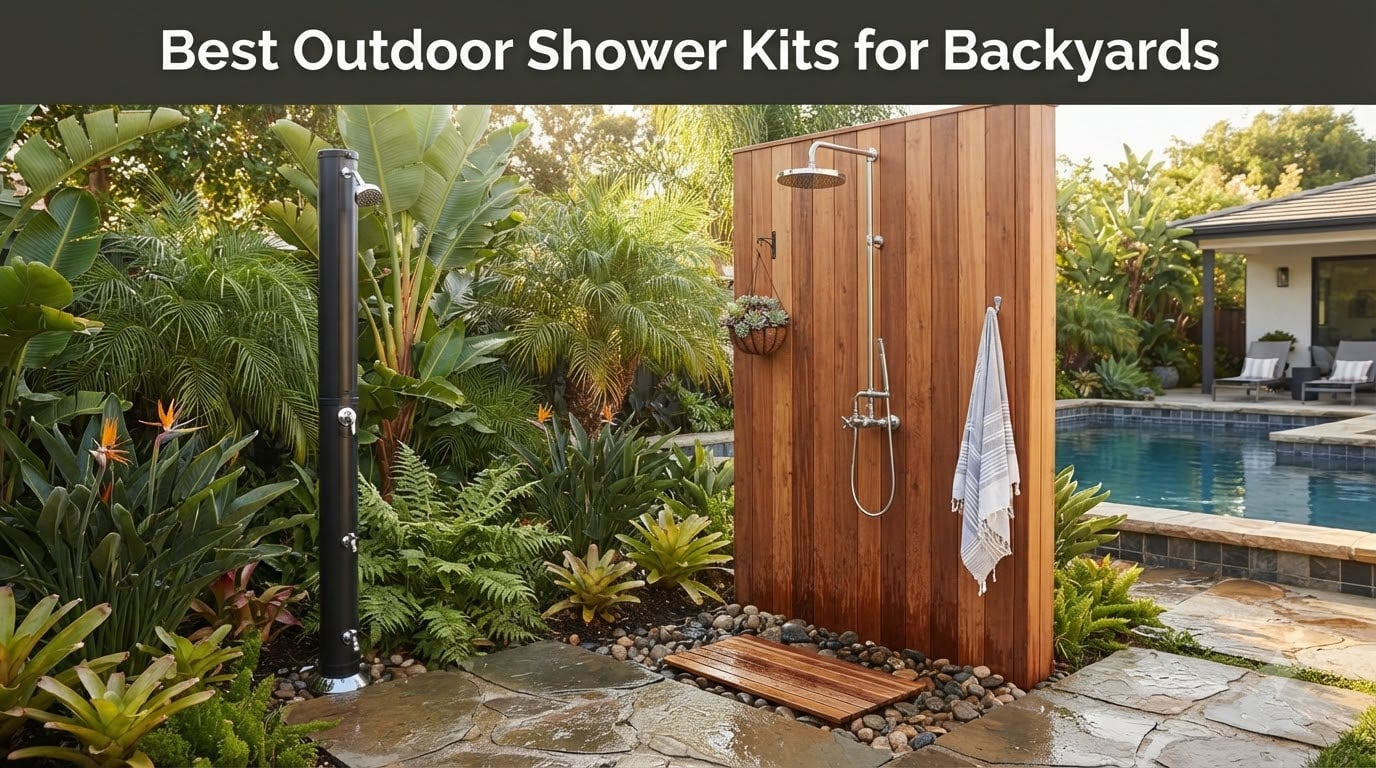 Best Outdoor Shower Kits for Backyards